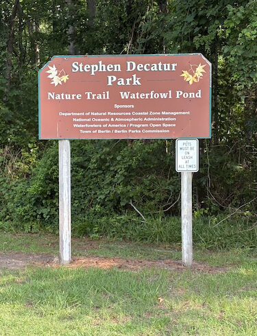 Stephen Decatur Park Nature Trail, Berlin, MD